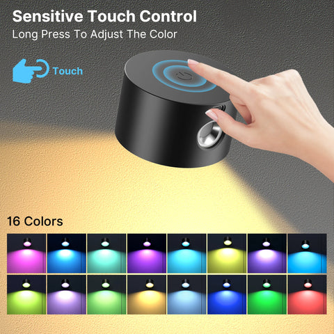 LED Wall Sconce 19 RGB Colors Dimmable