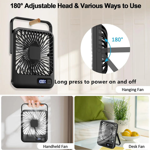 Small Desk Fan Portable