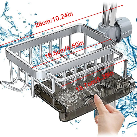 Jinyliving Sink Caddy Sponge Holder