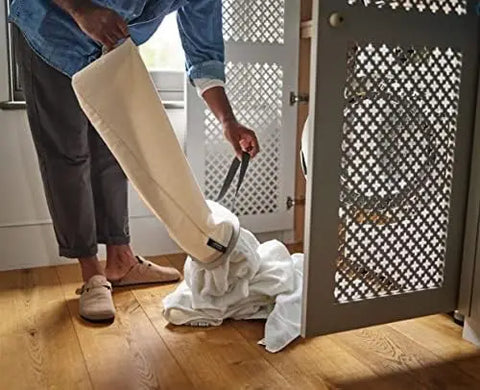 Laundry Hamper Separation Basket Ecru