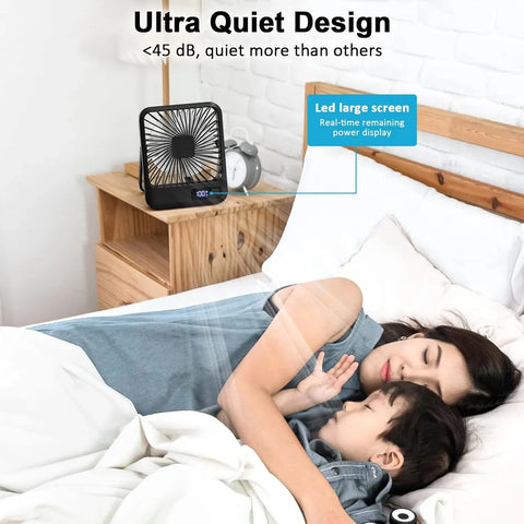 Small Desk Fan Portable