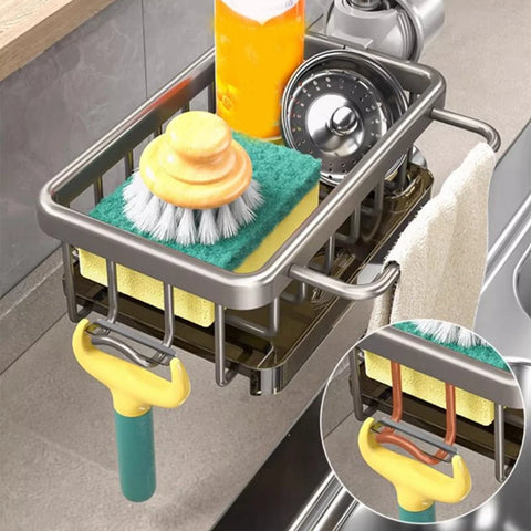Jinyliving Sink Caddy Sponge Holder
