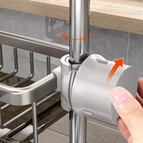 Jinyliving Sink Caddy Sponge Holder