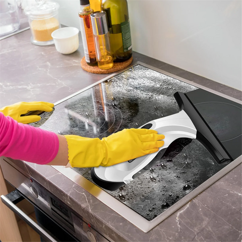 Window Vacuum Cleaner with Squeegee US Plug